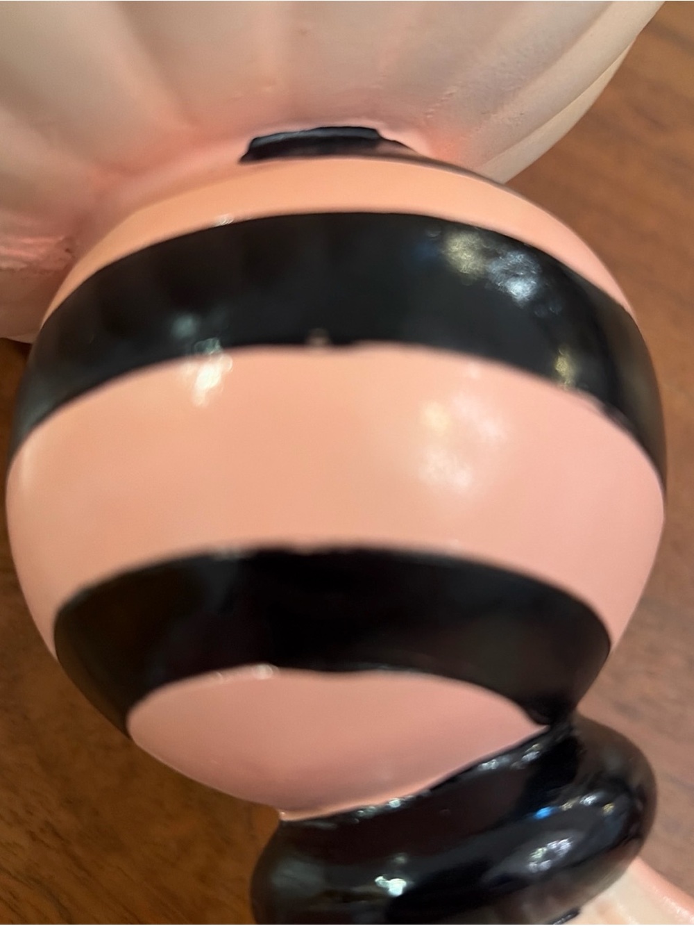 Toil & Trouble Pink Pumpkin Candy Bowl Whimsical Pastel Halloween Pedestal Rare - Picture 16 of 16